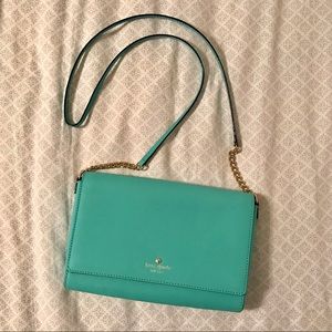 EUC Kate Spade Turquoise Crossbody Bag